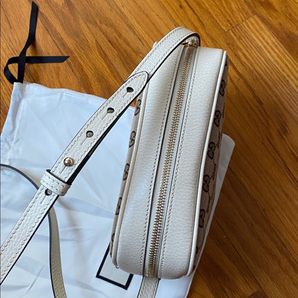 New Gucci Bree Disco Crossbody Bag GG Canvas - Picture 3 of 12